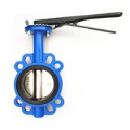 cast iron wafer type butterfly valve/with pin